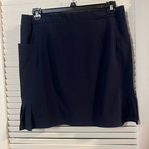Chico navy skort  size 8-10with side pockets and pleated sides for extra styling